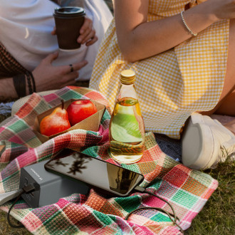 Powerbank Wozinsky K65+ 65W 30000mAh 2x USB-C, 1x USB-A 65W - black