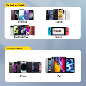 Wozinsky CWCUCW 30W USB-C / 2 x USB-A nástěnná nabíječka - bílá