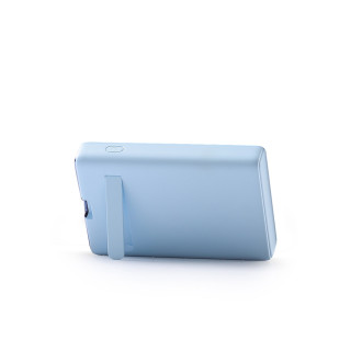 Powerbank Joyroom JR-PBM01 magnetic 10000mAh 20W with stand + Lightning cable - USB-C - blue