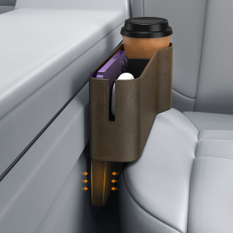 Úložný organizér na automobilovou konzolu řady Baseus OrganizeFun Marble Brown