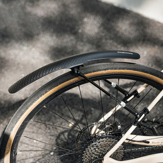 Rockbros 28210007001 bicycle fender, universal, adjustable - black