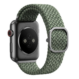 Uniq Aspen Braided strap for Apple Watch 1/2/3/4/5/6/7/8/SE/SE2 44/42/45 mm - green