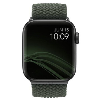 Uniq Aspen Braided strap for Apple Watch 1/2/3/4/5/6/7/8/SE/SE2 44/42/45 mm - green