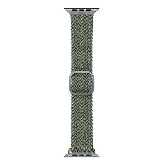 Uniq Aspen Braided strap for Apple Watch 1/2/3/4/5/6/7/8/SE/SE2 44/42/45 mm - green