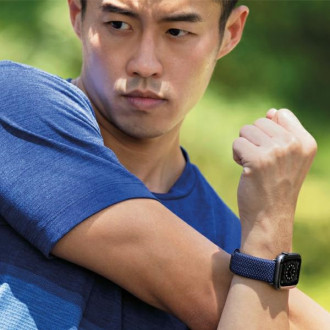 Uniq Aspen Braided strap for Apple Watch 1/2/3/4/5/6/7/8/SE/SE2 44/42/45 mm - green