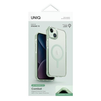 Uniq Combat Magclick Charging case for iPhone 15 / 14 / 13 - mint