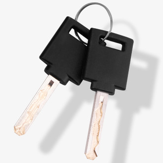 Rockbros 3230002001 bicycle lock with combination and key - black