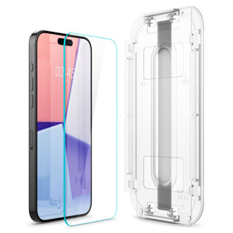 TEPELNÉ SKLO Spigen GLAS.TR "EZ FIT" 2BAL IPHONE 15 PRO CLEAR
