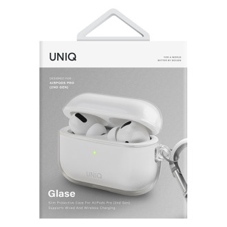 Uniq case Glase AirPods Pro 2 gen transparent/glossy clear
