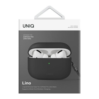 Uniq case for Lino AirPods Pro 2 gen Silicone grey/ash grey
