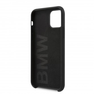 BMW Signature Silikonový Kryt pro iPhone 11 Black (BMHCN61SILBK)