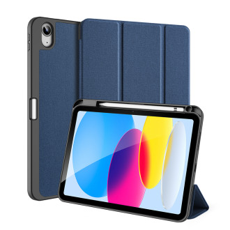 Dux Ducis Domo iPad 10.9” 2022 / iPad 11” 2025 smart cover case with stand blue
