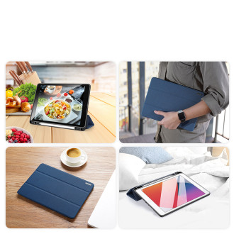 Dux Ducis Domo case with flap and smart sleep for iPad 7 / 8 / 9 10.2´´ - blue