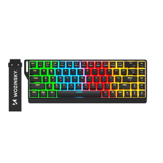 Wozinsky WKGP-1165 Mechanical Gaming Keyboard with RGB Backlight - Black