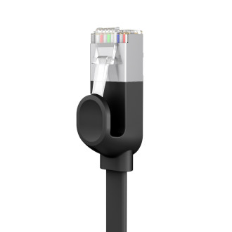 Baseus High Speed ​​flat Ethernet CAT6 RJ45 network cable 1m - black