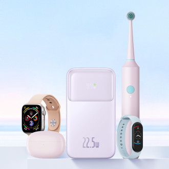 Baseus Comet Series powerbank with display 20000mAh 22.5W - purple + USB-A / USB-C cable