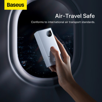 Baseus Adaman2 power bank with digital display 2x USB-A / 1x USB-C 10000mAh 30W - white