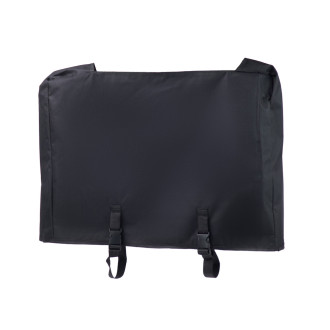 Wozinsky WZP-100 beach, tourist, garden trolley, durable, wide wheels, with safety net up to 100 kg - black