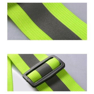 Adjustable reflective harness for a running bike - orange