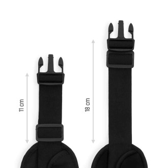 Wozinsky expandable running belt black (WRBBK1)