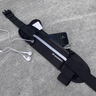 Wozinsky expandable running belt black (WRBBK1)