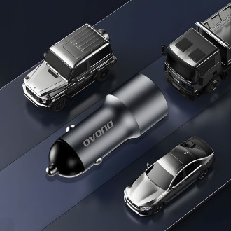 Dudao R14 USB-C 30W PD car charger - silver