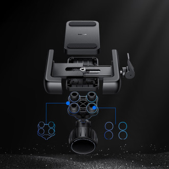 Baseus GoTrip Phone Holder for Bike, Scooter, Moped - Black