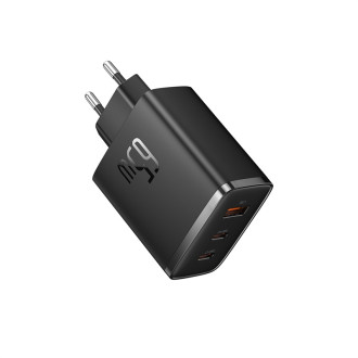 Baseus Cube Pro 65W GaN nabíječka 2x USB-C USB-A - černá