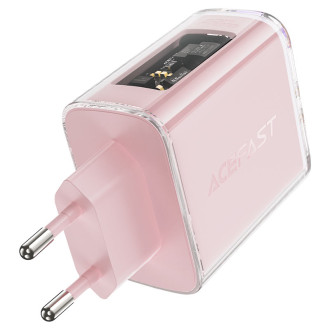 Acefast nabíječka GaN 65W 3 porty (1xUSB, 2xUSB C) zelená (A45)