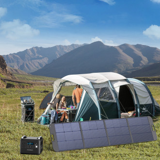 Solární nabíječka Choetech 200W přenosný solární panel černý (SC011)