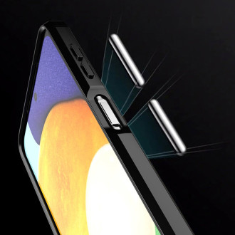 Carbon Case Flexible Cover TPU Case for Samsung Galaxy A22 4G black