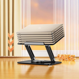 Laptop stand Wozinsky WRS-CPY84SB 360 aluminum - black