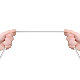 Dudao USB / Lightning cable 2.4A 1m white (L4L 1m white)