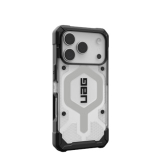 UAG Pathfinder Clear MagSafe Case for iPhone 17 Pro - White and Gray