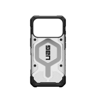UAG Pathfinder Clear MagSafe Case for iPhone 17 Pro - White and Gray