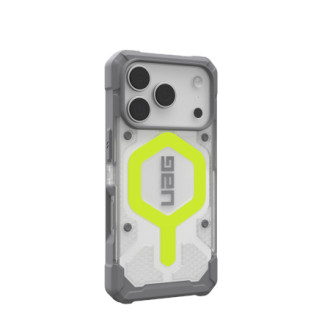 UAG Pathfinder Clear MagSafe Case for iPhone 17 Pro - Neon Gray