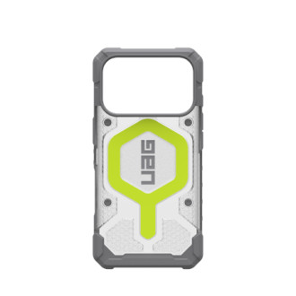 UAG Pathfinder Clear MagSafe Case for iPhone 17 Pro - Neon Gray