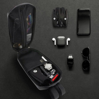 Wozinsky waterproof scooter handlebar bag 4l handlebar bag black (WSB2BK)
