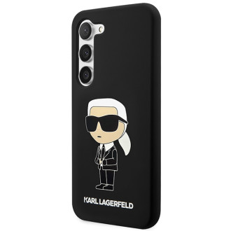 Karl Lagerfeld KLHCS23SSNIKBCK S23 S911 hardcase black/black Silicone Ikonik
