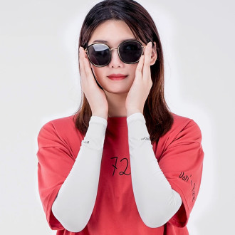 Rockbros XT9002W cycling sleeves - white (2 pcs.)