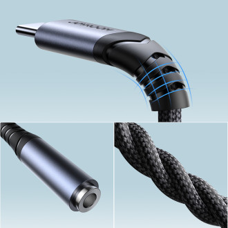 Joyroom SY-C01 USB-C DAC adaptér na 3,5 mm mini jack - černý