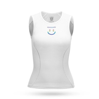 Rockbros YDBX001 Women´s Quick-Dry Sleeveless Cycling Jersey M/L - White