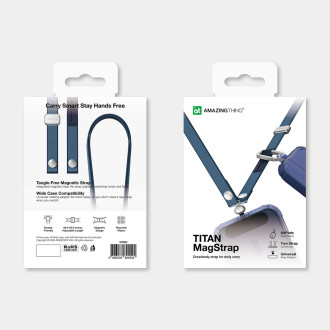 AmazingThing Titan MagStrap Magnetic Phone Strap - Blue