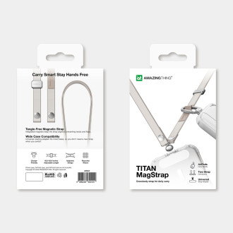 AmazingThing Titan MagStrap Magnetic Phone Strap - Gray