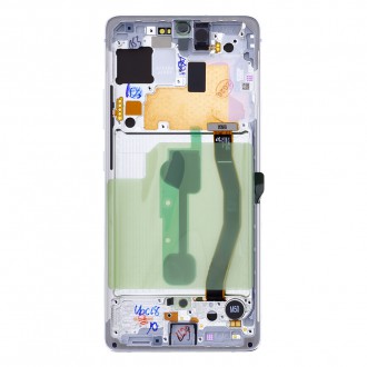 LCD display + Dotyk Samsung G770F Galaxy S10 Lite Prism White (Service Pack)