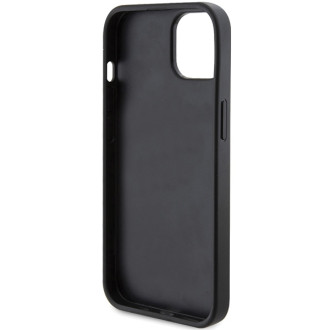 Guess 4G Triangle Metal Logo case for iPhone 15 Plus / 14 Plus - black