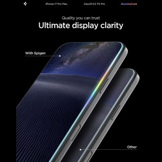 Spigen Glas.TR EZ Fit Pro Tempered Glass for iPhone 16 Pro Max / 17 Pro Max - Transparent