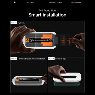 Spigen Glas.TR EZ Fit Pro Tempered Glass for iPhone 17 Air - Transparent