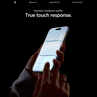 Spigen Glas.TR EZ Fit 2-pack tempered glass for iPhone 17 Air - transparent