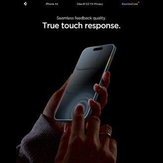 Spigen Glas.TR EZ Fit 2-pack privacy glass for iPhone 17 Air